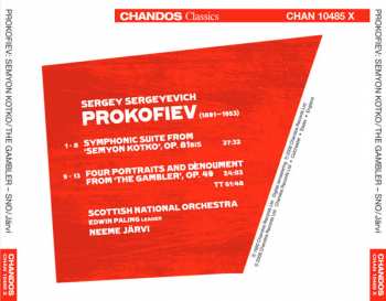 CD Sergei Prokofiev: Four Portraits from 'The Gambler' / Suite from 'Semyon Kotko'