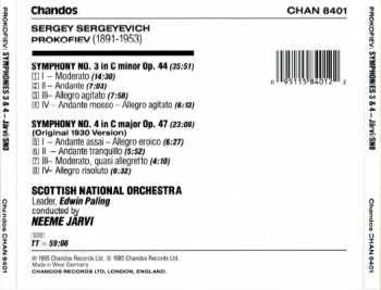 CD Sergei Prokofiev: Symphony No.3 In C Minor Op.44 / Symphony No.4, Op.47 (Original 1930 Version)