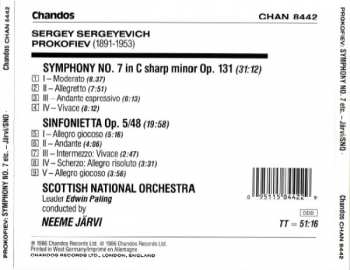 CD Sergei Prokofiev: Symphony No.7 In C # Minor Op.131 / Sinfonietta Op.5/48