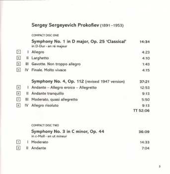 4CD/Box Set Sergei Prokofiev: The Complete Symphonies