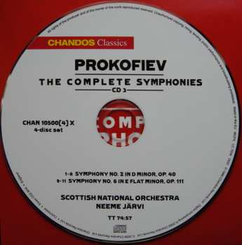 4CD/Box Set Sergei Prokofiev: The Complete Symphonies