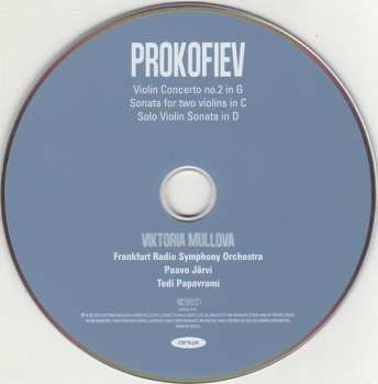 CD Sergei Prokofiev: Violin Concerto No. 2, Sonata For Two Violins & Solo Violin Sonata