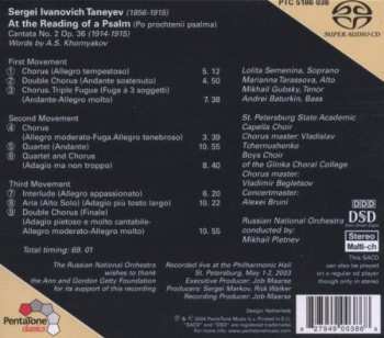 SACD Russian National Orchestra: At The Reading Of A Psalm, Cantata No. 2, Op. 36