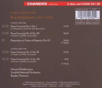2CD Sergei Vasilyevich Rachmaninoff: Piano Conceros Nos 1-4 - Rhapsody On A Theme Of Paganini