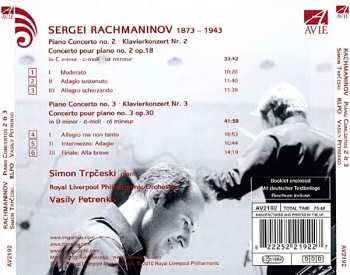 CD Sergei Vasilyevich Rachmaninoff: Piano Concertos 2 & 3