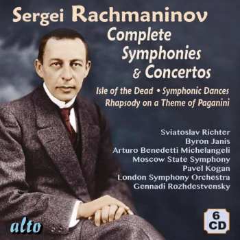 6CD/Box Set Sergei Vasilyevich Rachmaninoff: Sergei Rachmaninov (1873-1943) Complete Symphonies And Concertos