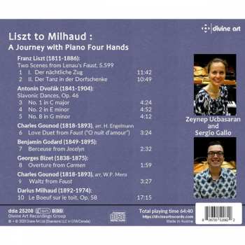 CD Zeynep Üçbaşaran: Liszt To Milhaud – A Journey With Piano Four Hands