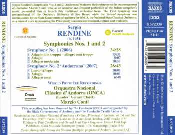 CD Marzio Conti: Symphonies Nos. 1 And 2 'Andorrana'