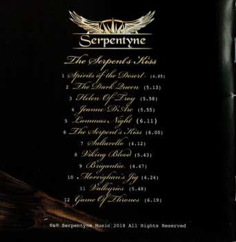 CD Serpentyne: The Serpent's Kiss DIGI