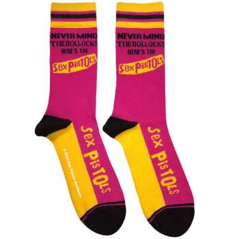 Merch Sex Pistols: Členkové ponožky Never Mind The Bollocks Stripes