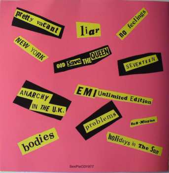 CD Sex Pistols: Never Mind The Bollocks Here's The Sex Pistols