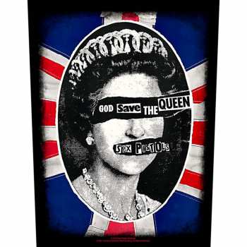 Merch Sex Pistols: Nášivka na chrbát God Save The Queen