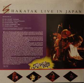2LP Shakatak: Live In Japan