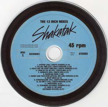 2CD Shakatak: The 12 Inch Mixes