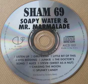 CD Sham 69: Soapy Water And Mister Marmalade