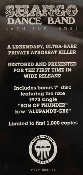 LP/SP Shango Dance Band: Shango Dance Band