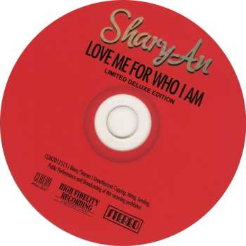 CD Shary-an: Love Me For Who I Am LTD