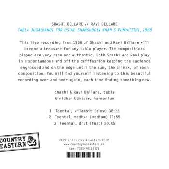 CD Shashi Bellare: Tabla Jugalbandi For Ustad Shamsuddin Khan's Punyatithi, 1968
