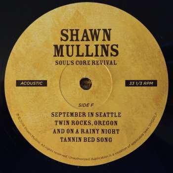 4LP Shawn Mullins: Soul's Core Revival