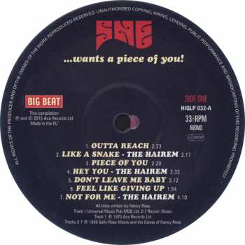 LP She: She...Wants A Piece Of You! CLR