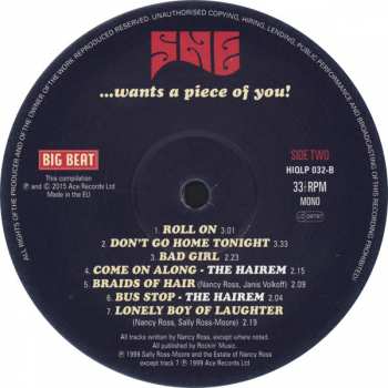 LP She: She...Wants A Piece Of You! CLR