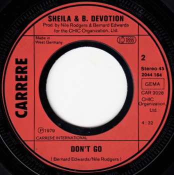 SP Sheila & B. Devotion: Spacer