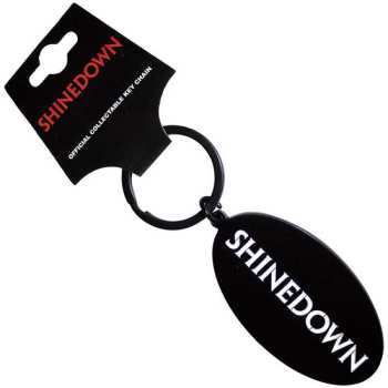 Merch Shinedown: Kľúčenka Text Logo Shinedown