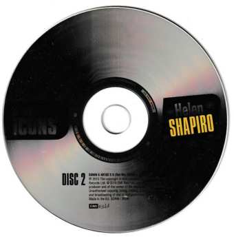 2CD Shirley Bassey: Classic Icons • Shirley Bassey And Helen Shapiro