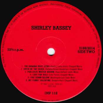 LP Shirley Bassey: Shirley Bassey