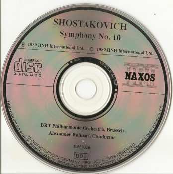 CD Dmitri Shostakovich: Symphony No. 10