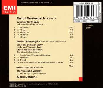 CD Dmitri Shostakovich: Symphony No.10 / Songs And Dances Of Death