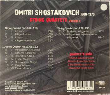 CD Dmitri Shostakovich: String Quartets Volume 2