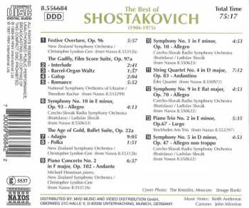 CD Dmitri Shostakovich: The Best Of Shostakovich