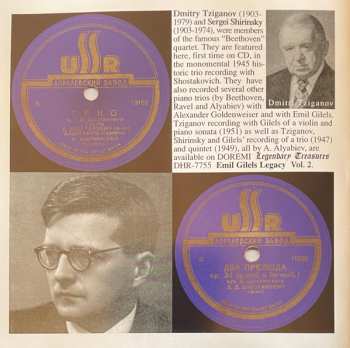 CD Dmitri Shostakovich: Vol. 1 - Trio. Quintet, Preludes 1945-1949 