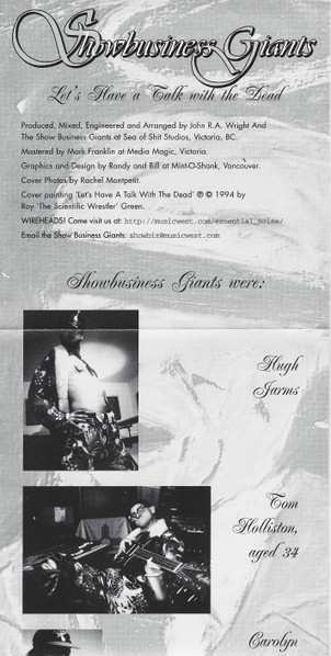 CD Showbusiness Giants: Let's Have A Talk With The Dead