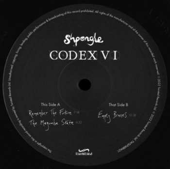 3LP Shpongle: Codex VI