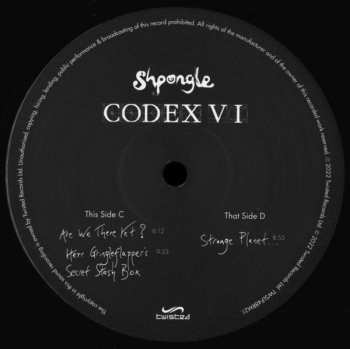 3LP Shpongle: Codex VI