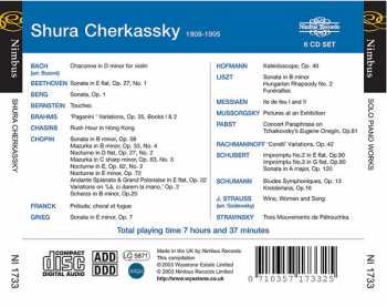 6CD/Box Set Shura Cherkassky: 1909-1995