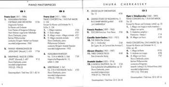 10CD/Box Set Shura Cherkassky: Piano Masterpieces