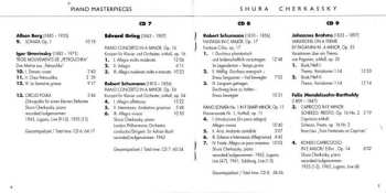 10CD/Box Set Shura Cherkassky: Piano Masterpieces