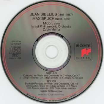 CD Max Bruch: Violin Concerto / Scottish Fantasy