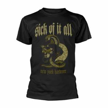 Merch Sick Of It All: Tričko Panther (black) S