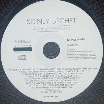 CD Sidney Bechet: At The Jazzband Ball