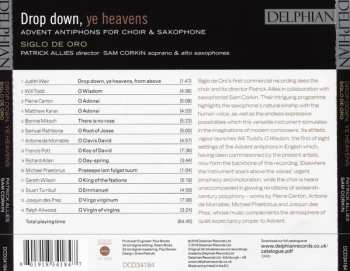 CD Siglo De Oro: Drop Down, Ye Heavens