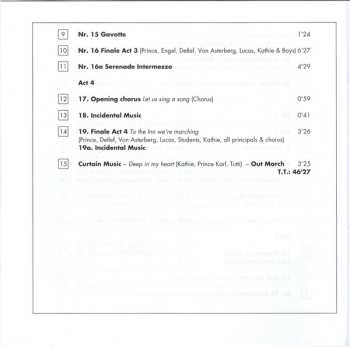 2CD Sigmund Romberg: The Student Prince