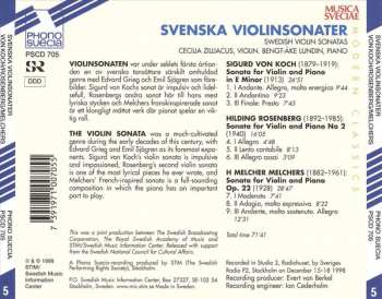 CD Hilding Rosenberg: Svenska Violinsonater = Swedish Violin Sonatas