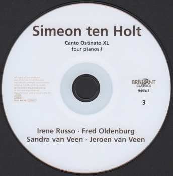 12CD/Box Set Simeon ten Holt: Canto Ostinato XL