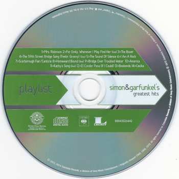 CD Simon & Garfunkel: Playlist: Simon And Garfunkel's Greatest Hits
