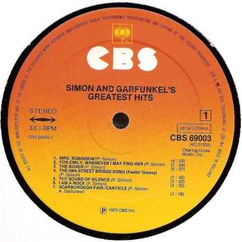 LP Simon & Garfunkel: Simon And Garfunkel's Greatest Hits