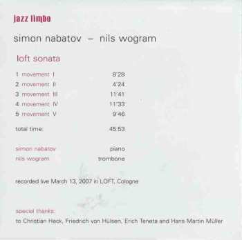 CD Simon Nabatov / Nils Wogram: Jazz Limbo